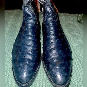 Dan Post Black full quill ostrich 11.5 EE